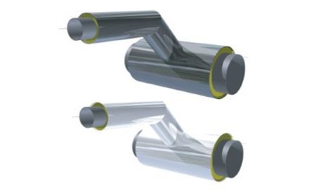 Тройниковые ответвления в ППУ-изоляции