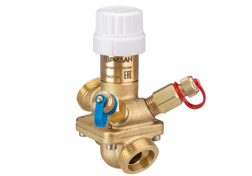 Ридан 003Z1812R3 — Автоматический балансировочный клапан AQT-R3 DN15 с ниппелями Ду 15 мм