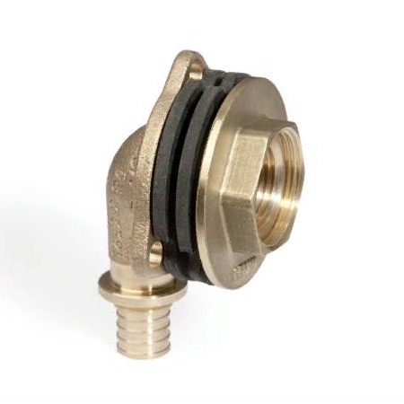 Водорозетка для PE-X бронза Дн 16х1/2" НР RAUTITAN RX+ Rehau 14563731001 Ду 16 мм