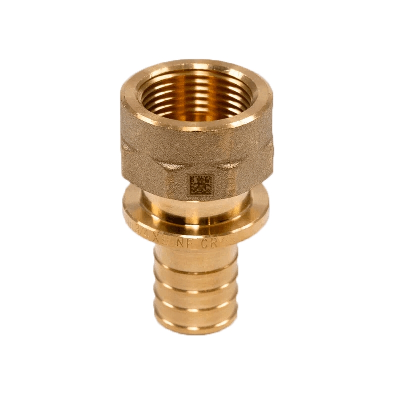 Муфта для PE-X труб аксиальная латунь Дн 25х1/2" ВР MX Рехау 11093301001 130-0254 Ду 25 мм