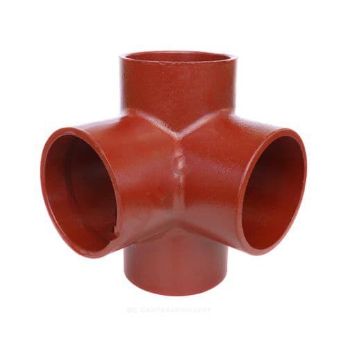 Крестовина чугун SML Ду 100х100х100х88гр 2-х плоскостная б/растр FP PREIS 10146 Ду Ду 100 мм