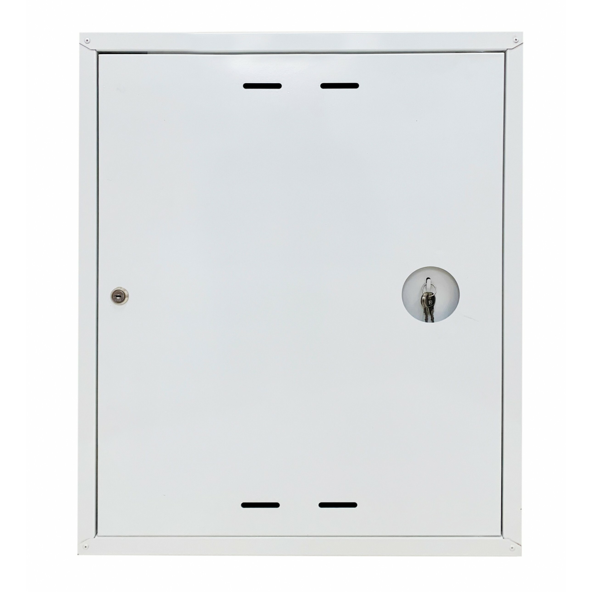 Шкаф пожарный навесной закрытый ШПК 310 НЗБ универсальный с замком 650х540х230 белый ФАЭКС 016-1467