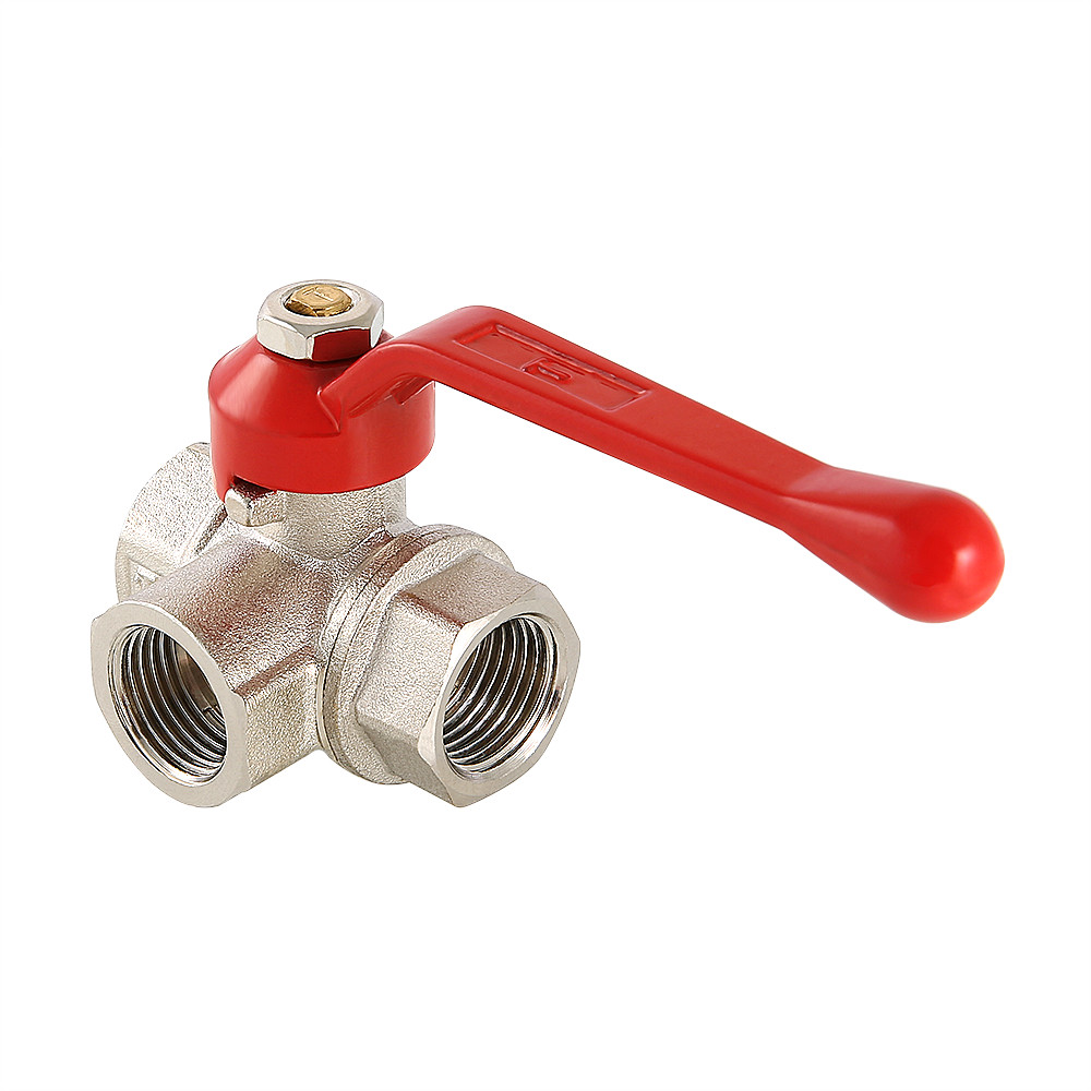 Кран шаровой трехходовой, тип T VALTEC VT.361.N.04