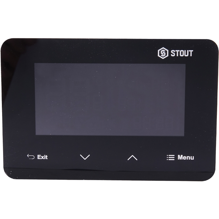 STOUT Проводной комнатный двухпозиционный регулятор ST-293v3, черный STE-0101-009002